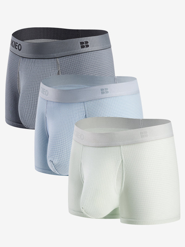 All-Season Comfort Waffle Modal Trunks with Dual-C Airflow Pouch